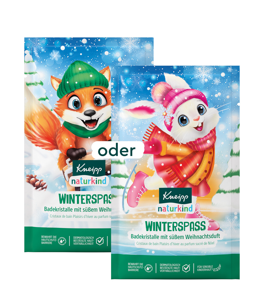 Kneipp® naturkind Badekristalle Winterspaß